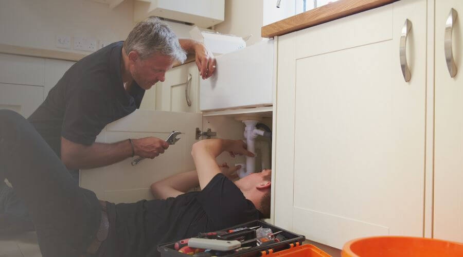 Professional burst pipe repair services in West Van Lear, KY